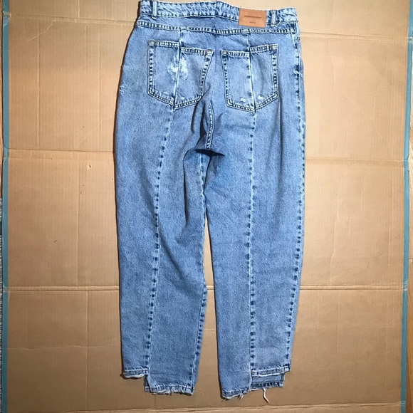 Zara Boyfriend Jeans Ripped Highwaisted - Picture 2 of 8